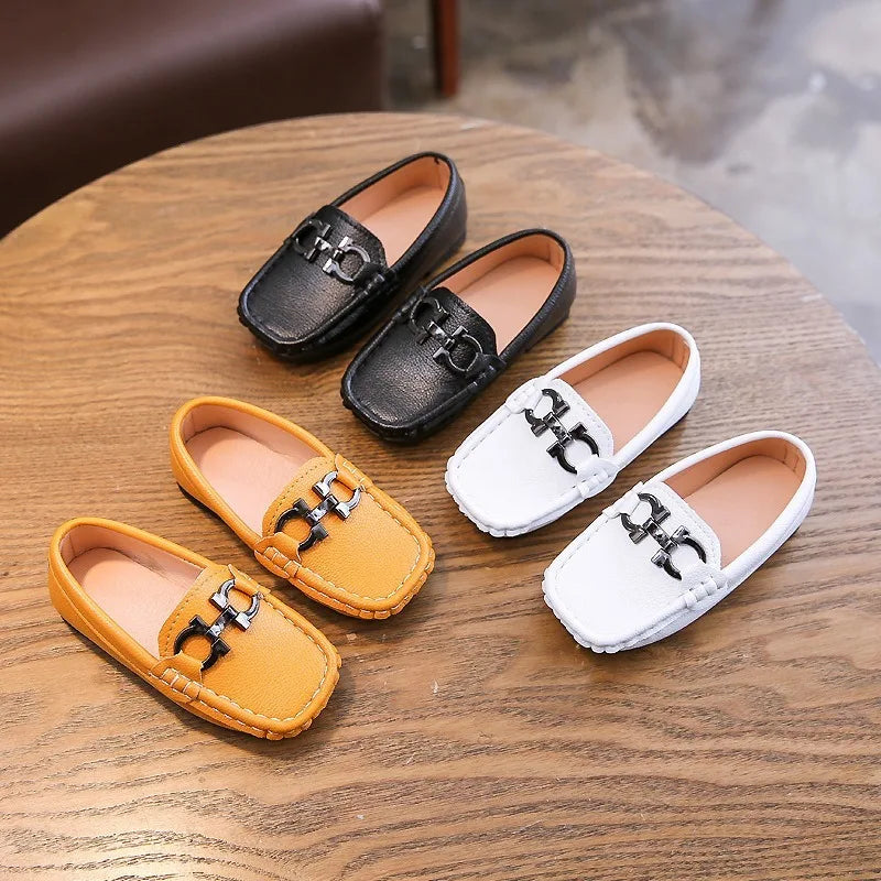 2024 New Girls Sandals Rivets Single Shoes Kids Leather Shoes Children Nude Sandal Toddler Girls Princess Flat Dance Shoes