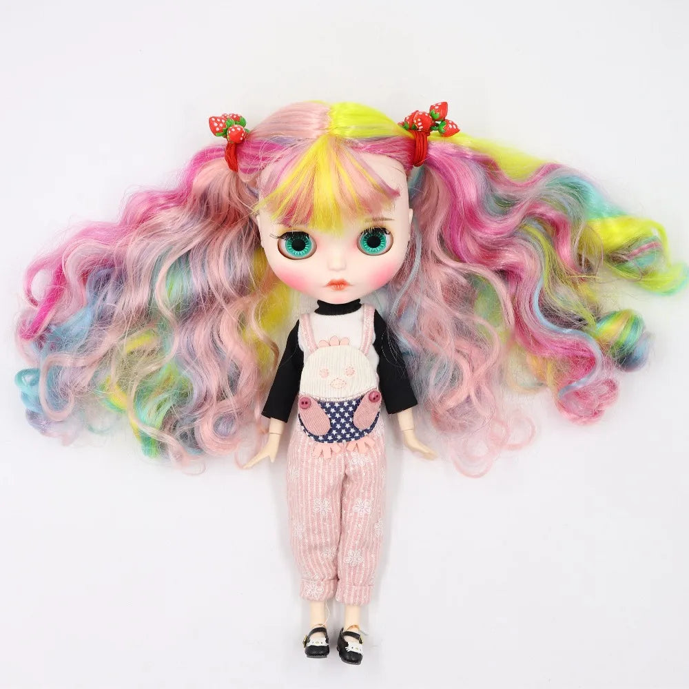 ICY DBS Blyth Doll 1/6 toy bjd matte face customized face joint body custom doll 30cm girls gift anime