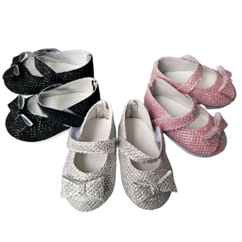 Baby Doll Shoes for 43cm Doll Shoes for 18 Inch Girl Doll Princess Shoes Toy  Accessories