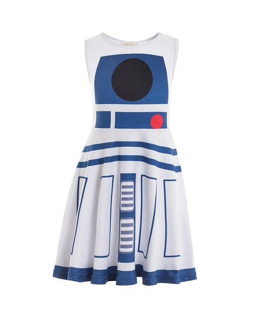 Girl's Droid Dress Girl's Droid Costume Girl's Star dress Girl's princess Costume dress