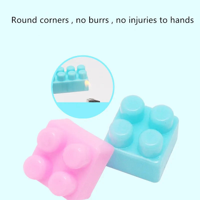 108pcs 128pcs Baby Building Blocks DIY Bulk Safety Bricks Toy