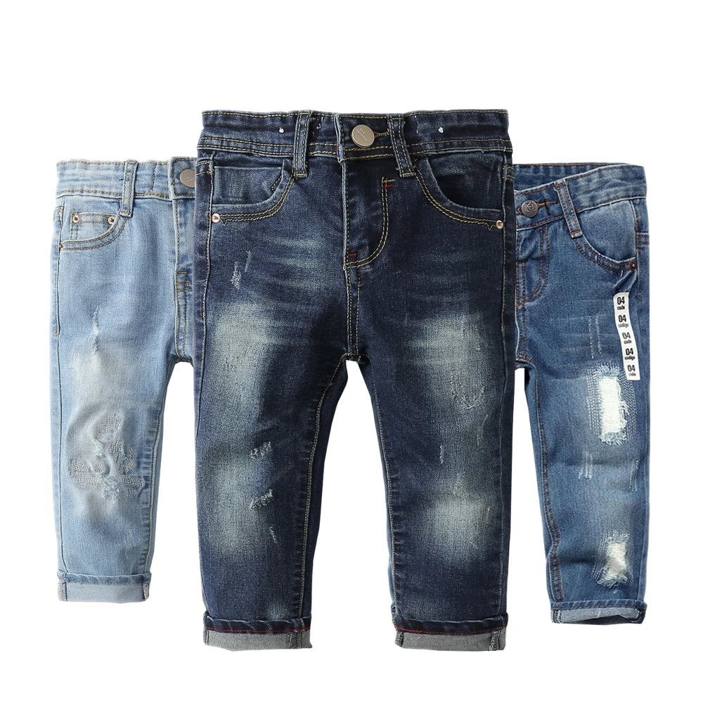 David Kids Jeans Children Pants Baby Boys Denim Trousers Infant