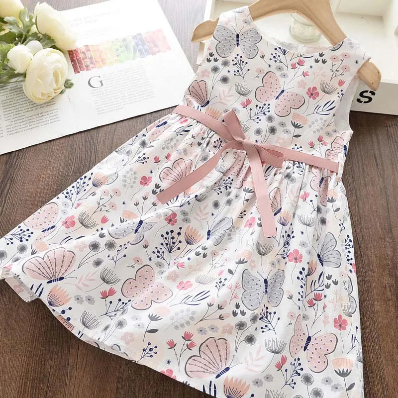 Bear Leader Floral Girls Dress Floral Kids Dresses Girls Princess Dress