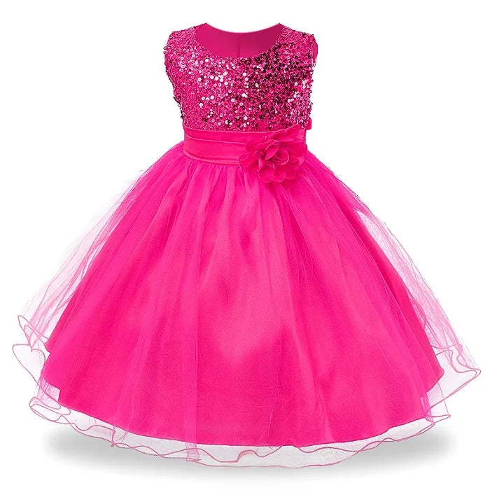 Baby Children Girl Dress NEW Kids Ceremonies Party Summer Princess Wedding Party Dress