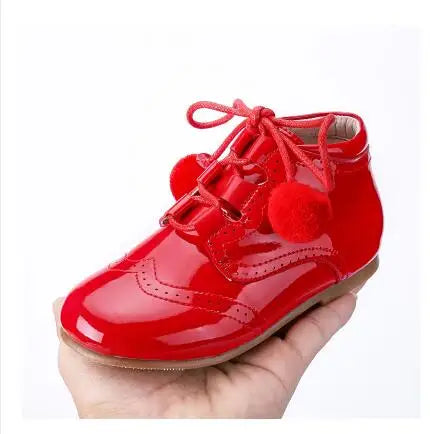 Girls Shoes 2021 Autumn / Winter Baby Toddler Genuine Leather Ankle Boots Girls