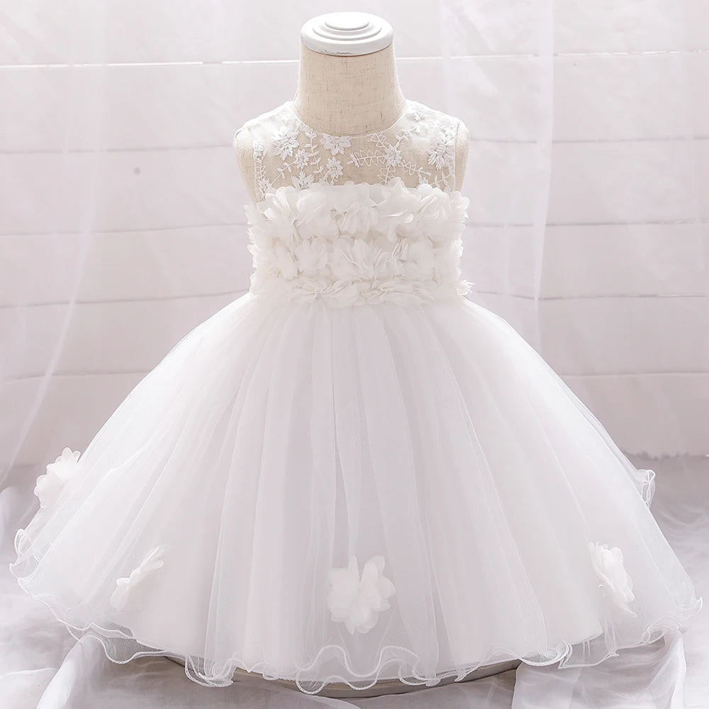 Toddler Girl Party Dresses Baby Dress For Girls 1 Year Birthday Princess Dress