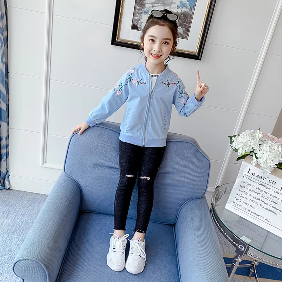 Maria Coat Outerwear For Girls  Autumn Jacket Casual Style Kids