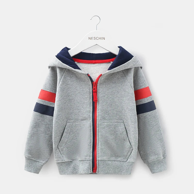 Xavier Cute Children’s Zipper Sweater