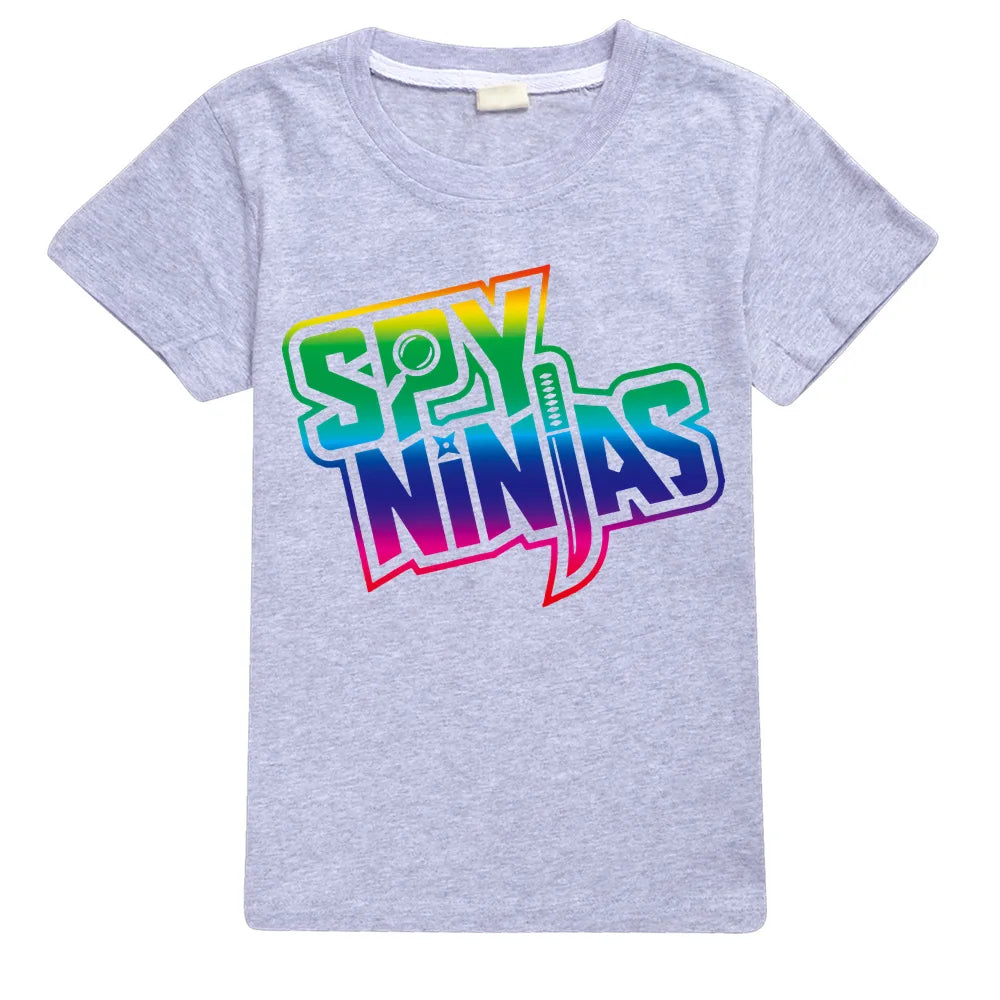 Daniel SPY NINJA Cartoon Casual O-Neck Tees - GuGuTon baby store - Baby Fashion - Toddlers Outfits - Babies Outfits - Toddler Clothes - Kids Clothing - Newborn Clothes - Newborn Wear - Kids Wear - Trending Clothes - Trending Outfits - Fall Fashion - Winter Fashion - Girls Clothes - Boys Clothes - Babies Wear - Kids Accessories - KidsWear - Summer Clothes - Summer Fashion - Summer Trend - Falls Sweaters - Tops - Bottom - Jeans - Blouse - Dresses - Newborn Dresses - Toys