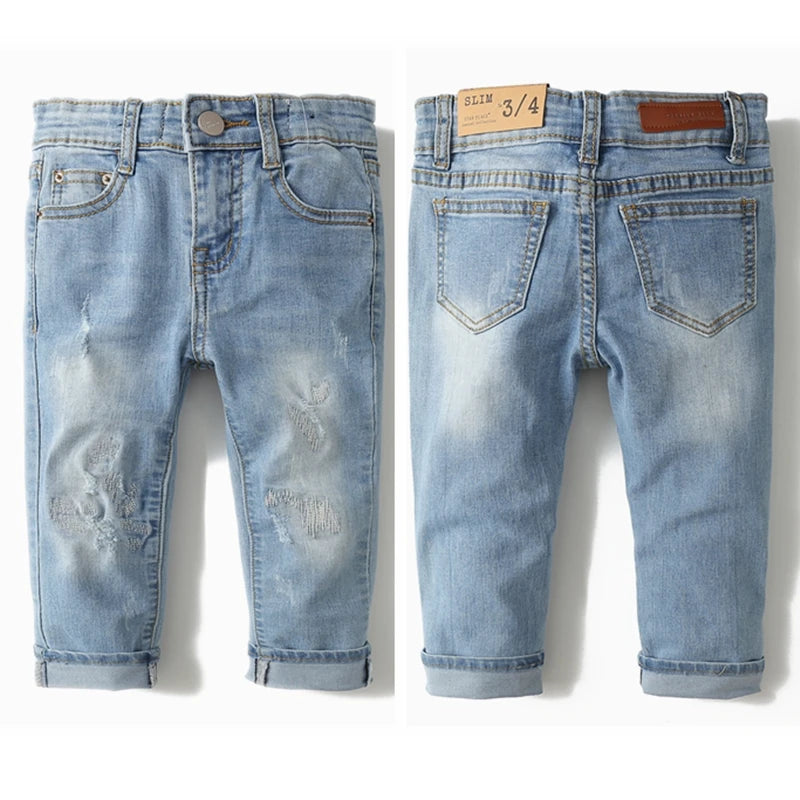 David Kids Jeans Children Pants Baby Boys Denim Trousers Infant