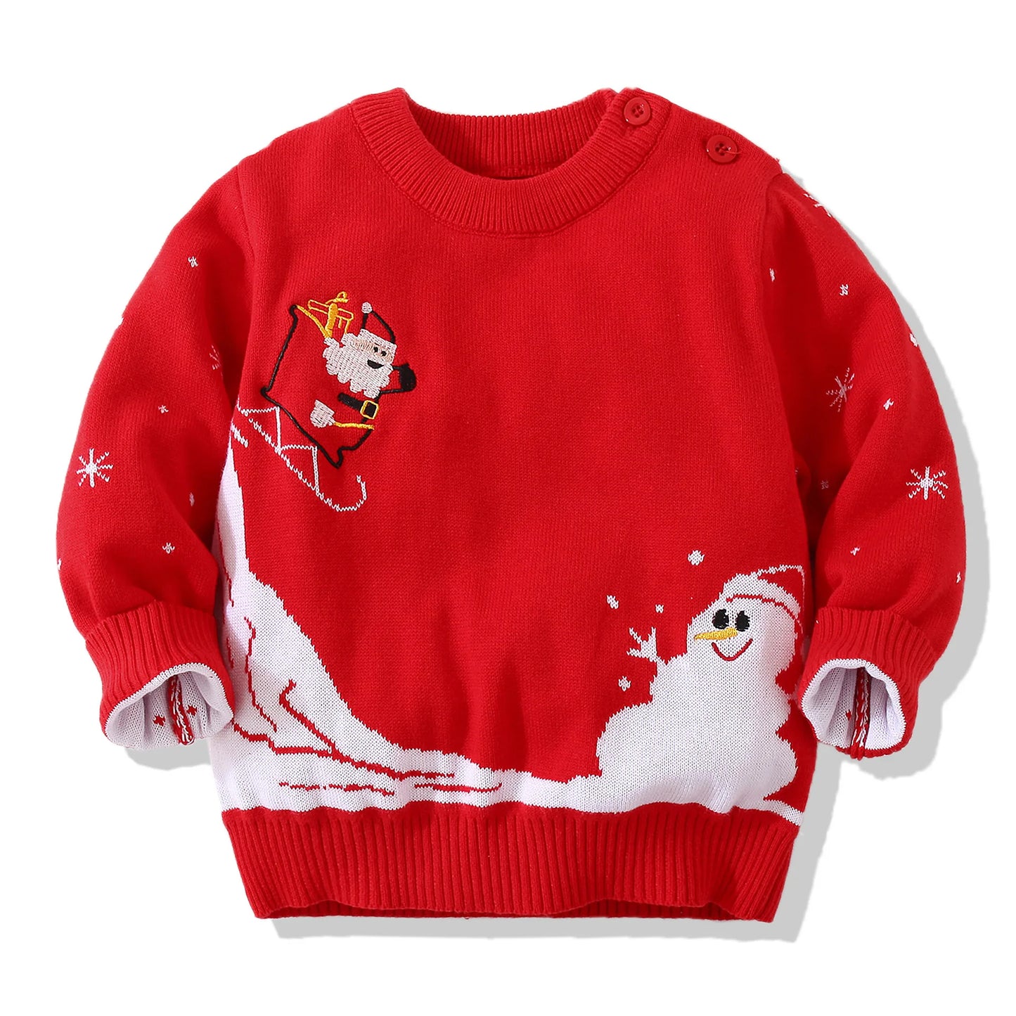 Polo Christmas Santa Claus Pullover Sweater