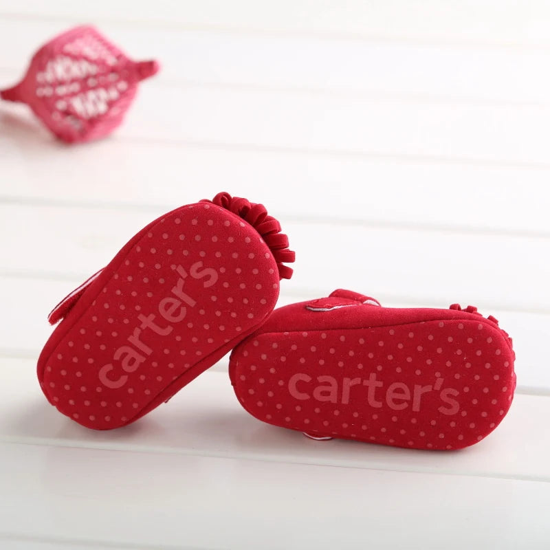 0-18 Months Newborn Baby Girl Walking Shoes Princess Shoes Little Baby Soft Bottom Anti Drop Girls Toddler Shoes