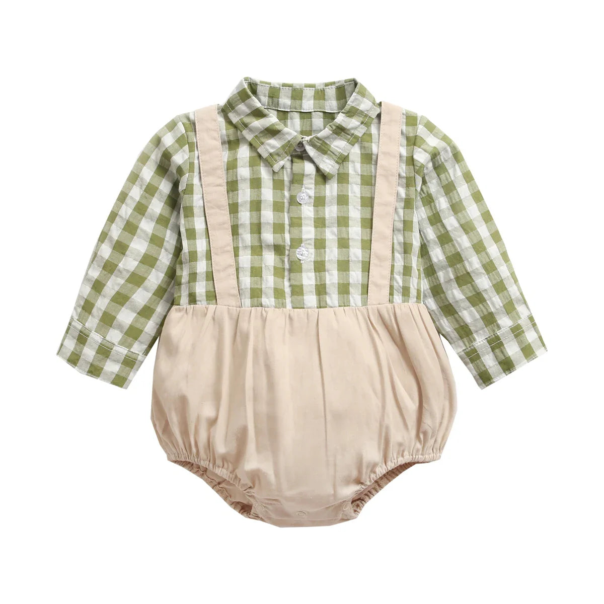 Boys Button Up Bodysuit