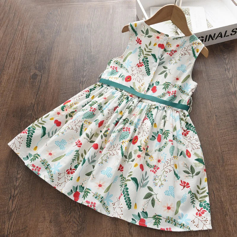 Bear Leader Floral Girls Dress Floral Kids Dresses Girls Princess Dress