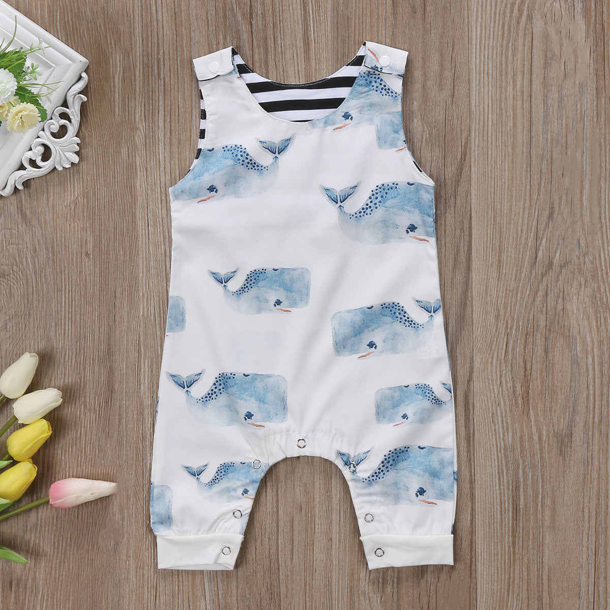 Ocean Blue Whale Jumpsuit
