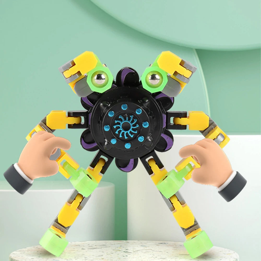 Deformed Fidget Spinner Chain Toys For Children Antistress Hand Spinner