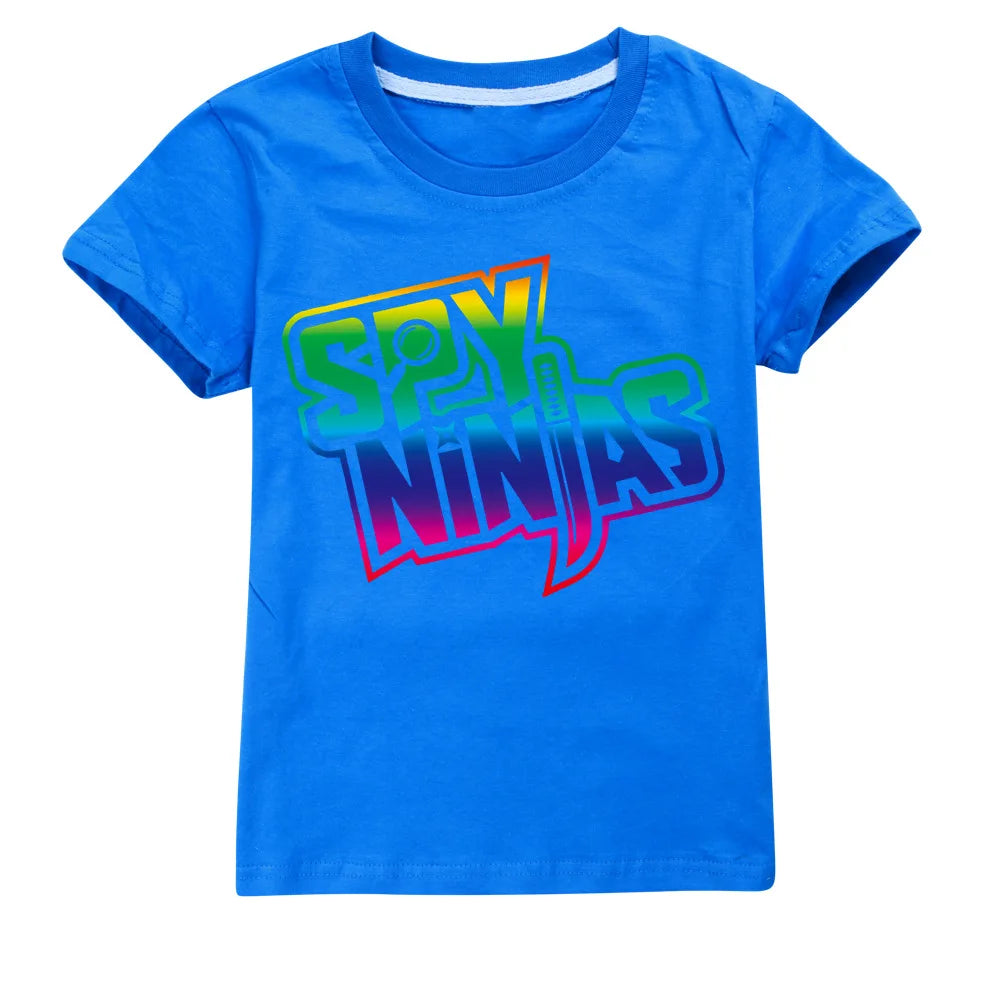 Daniel SPY NINJA Cartoon Casual O-Neck Tees - GuGuTon baby store - Baby Fashion - Toddlers Outfits - Babies Outfits - Toddler Clothes - Kids Clothing - Newborn Clothes - Newborn Wear - Kids Wear - Trending Clothes - Trending Outfits - Fall Fashion - Winter Fashion - Girls Clothes - Boys Clothes - Babies Wear - Kids Accessories - KidsWear - Summer Clothes - Summer Fashion - Summer Trend - Falls Sweaters - Tops - Bottom - Jeans - Blouse - Dresses - Newborn Dresses - Toys