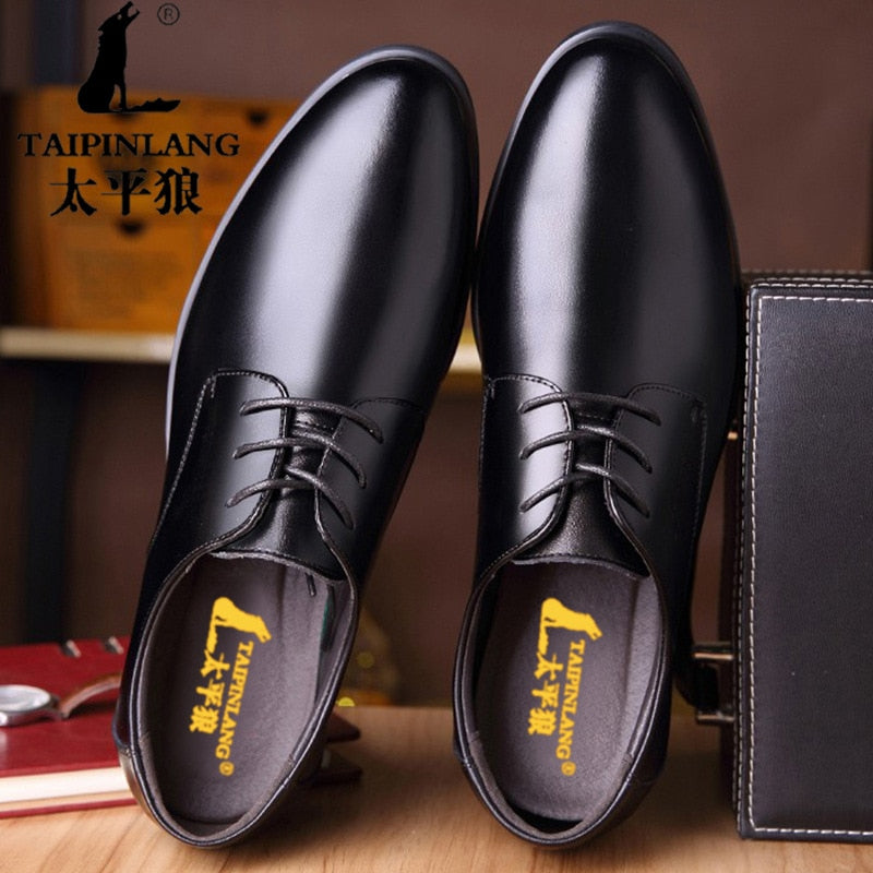 Formal Leather Sneaker Loafers Big Teenage Boys Shoes - GuGuTon