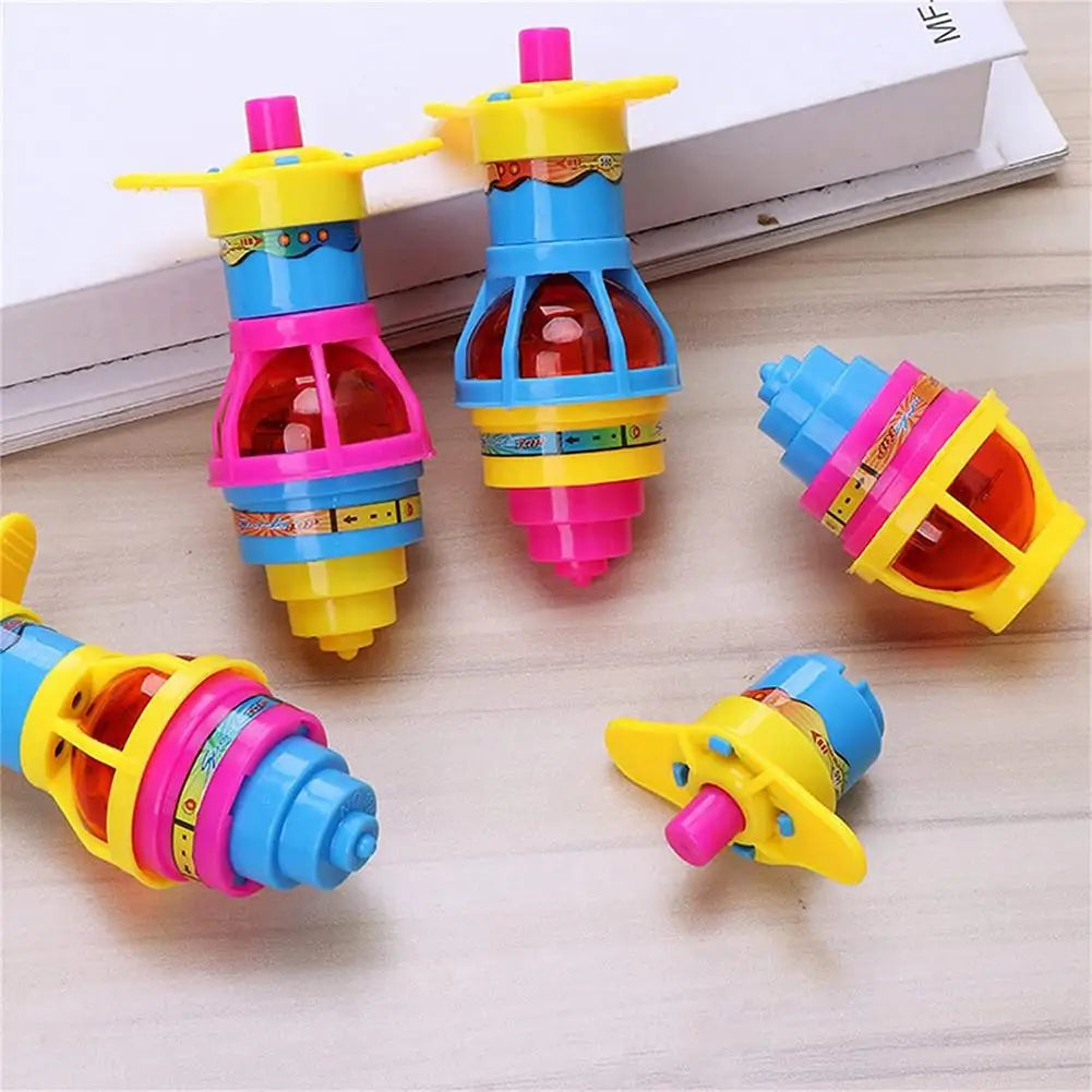 Light Up LED Toys Flashing Spinning Tops With Gyroscope Novelty Bulk Toys Sensory Toys