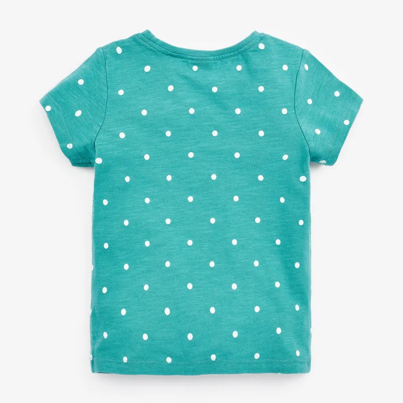 Olivia T-shirt  Sleeves Summer Clothes with Little Bees Lovely for Baby Girls