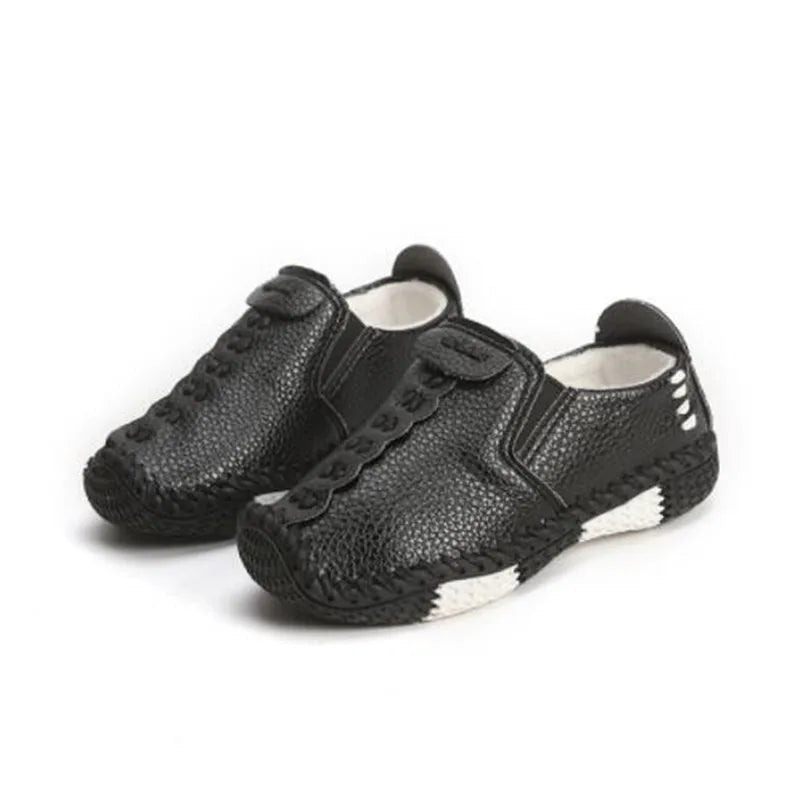 Girls Shoes 2021 Autumn / Winter Baby Toddler Genuine Leather Ankle Boots Girls