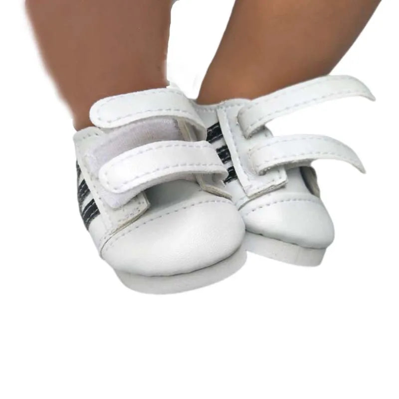 Baby Doll Shoes for 43cm Born Baby Doll Single Shoes Fits for 18" Girl Doll Sequin Shoes Accessories