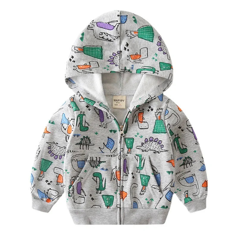 Eider Boys Cartoon Full-Printed Sweater