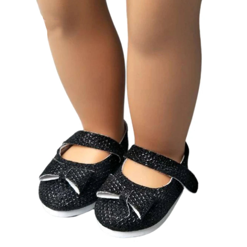 Baby Doll Shoes for 43cm Doll Shoes for 18 Inch Girl Doll Princess Shoes Toy  Accessories