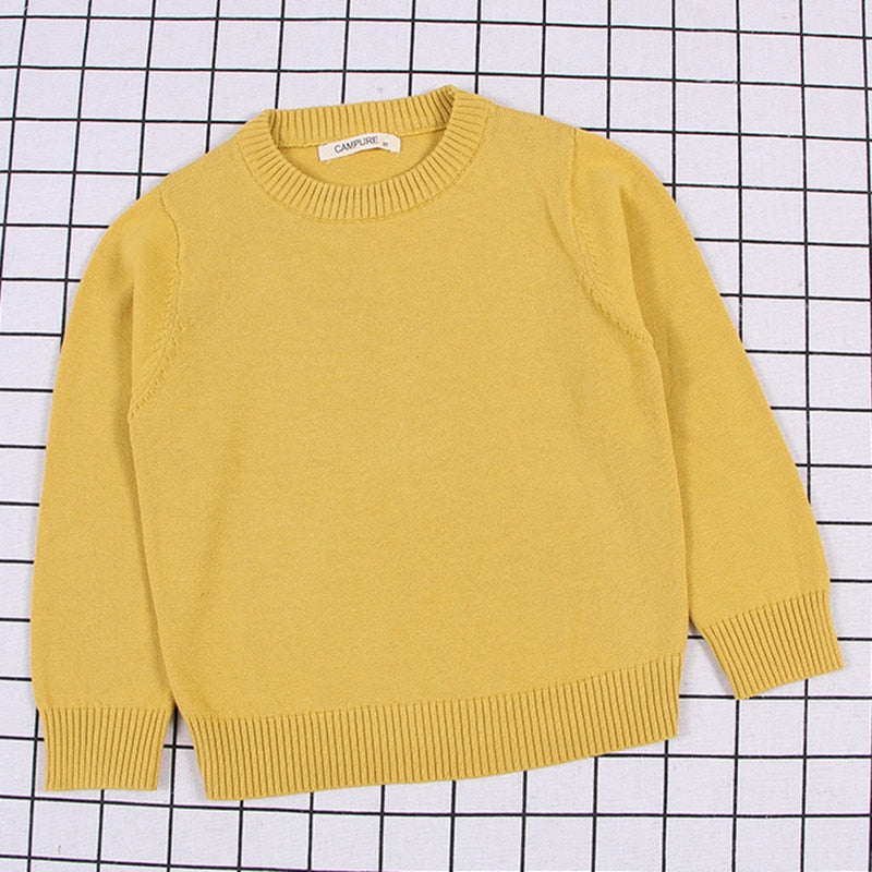 Baby Soft Turtleneck Sweaters Kids Casual Knitted