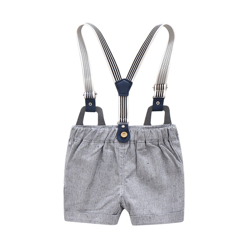 Baby Shorts Suspender Set
