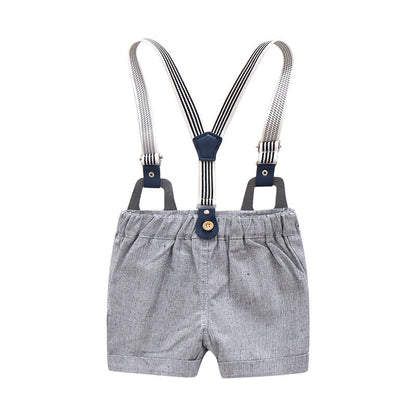Baby Shorts Suspender Set