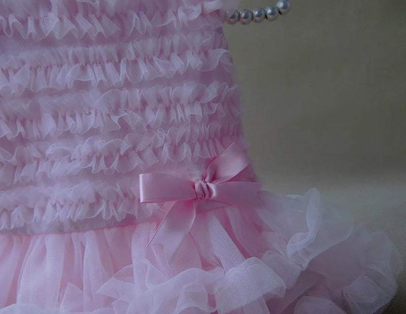 Summer Ruffles Newborn Baby Girl Dress Princess Party Girls Dresses & Headbands Infant Costume