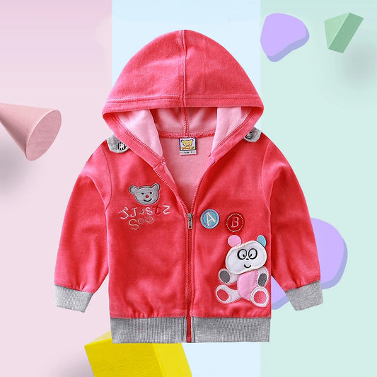 Fatima Long Sleeve Clothes girls Baby Zipper New Style jackets