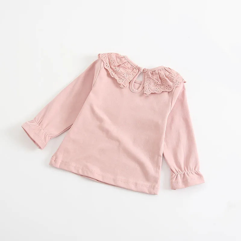 Maria Lace Girls Long-Sleeve Infant Tops