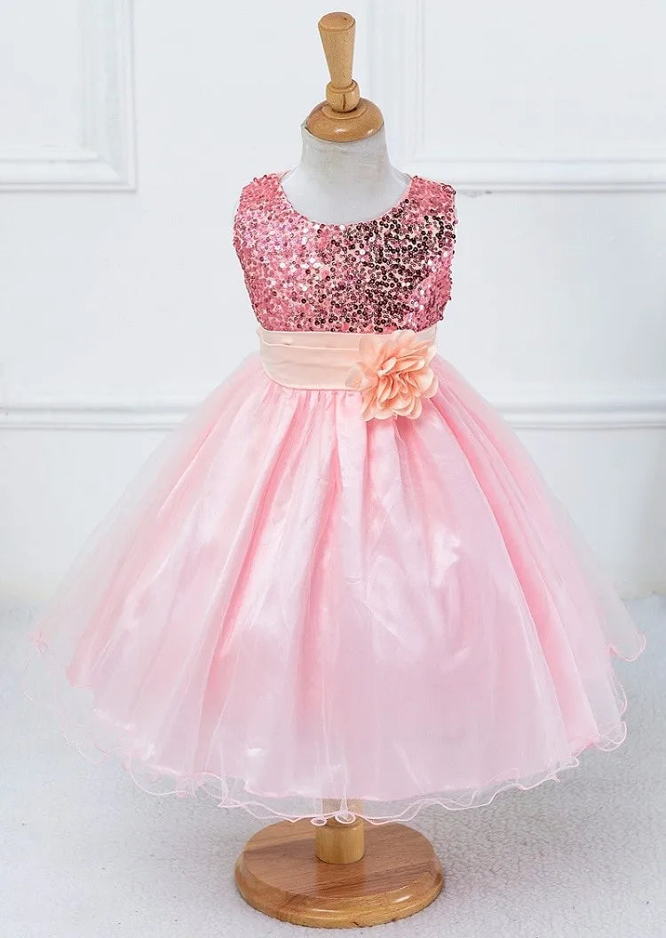 Baby Children Girl Dress NEW Kids Ceremonies Party Summer Princess Wedding Party Dress