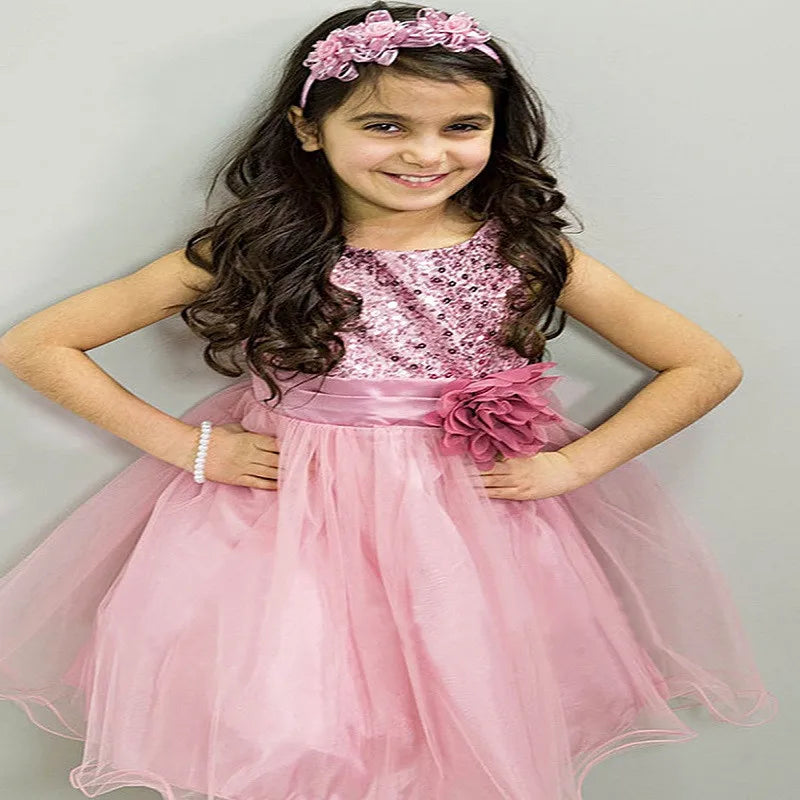 Baby Children Girl Dress NEW Kids Ceremonies Party Summer Princess Wedding Party Dress