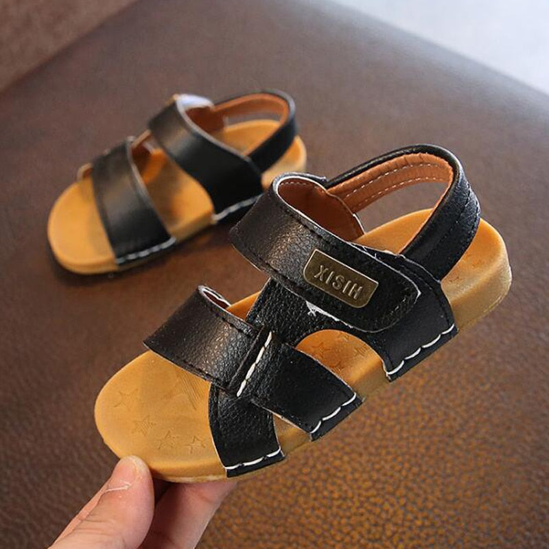 Sandals Boys Stitching Simple Soft Bottom Shoes