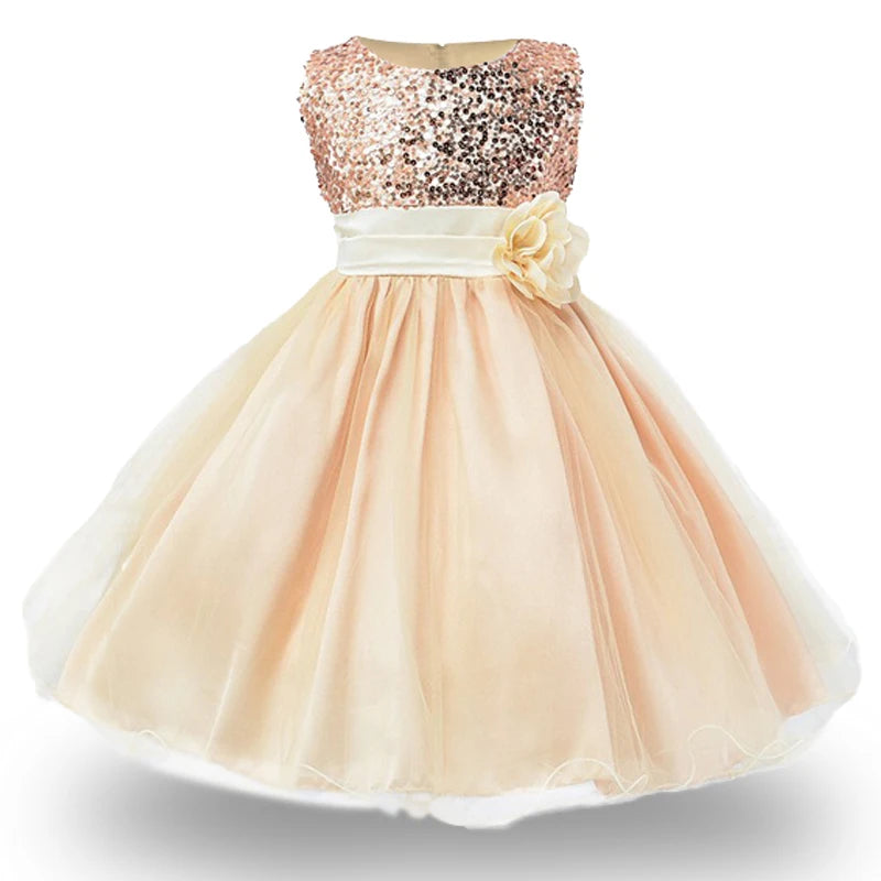 Baby Children Girl Dress NEW Kids Ceremonies Party Summer Princess Wedding Party Dress