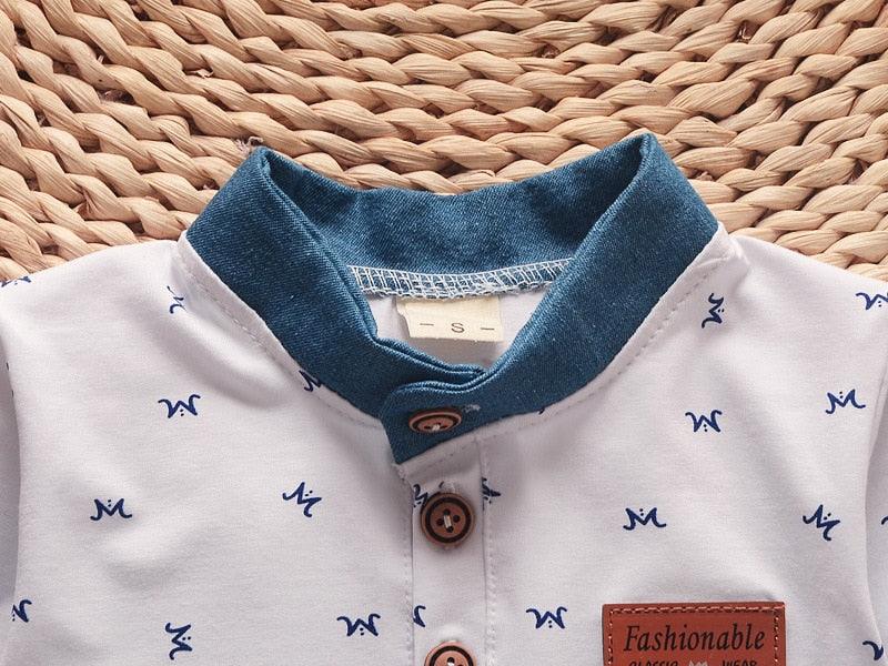 Anthony 2 Piece Fashion Style Boys Summer Clothing Sets - GuGuTon baby store - Baby Fashion - Toddlers Outfits - Babies Outfits - Toddler Clothes - Kids Clothing - Newborn Clothes - Newborn Wear - Kids Wear - Trending Clothes - Trending Outfits - Fall Fashion - Winter Fashion - Girls Clothes - Boys Clothes - Babies Wear - Kids Accessories - KidsWear - Summer Clothes - Summer Fashion - Summer Trend - Falls Sweaters - Tops - Bottom - Jeans - Blouse - Dresses - Newborn Dresses - Toys