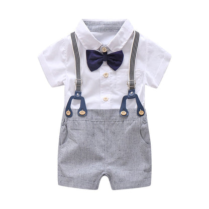 Baby Shorts Suspender Set