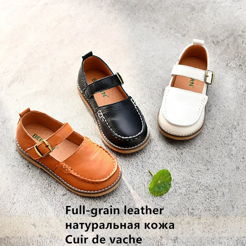 Sprng Formal Occasion Children Casual Shoes Cowhide Boys Shoes