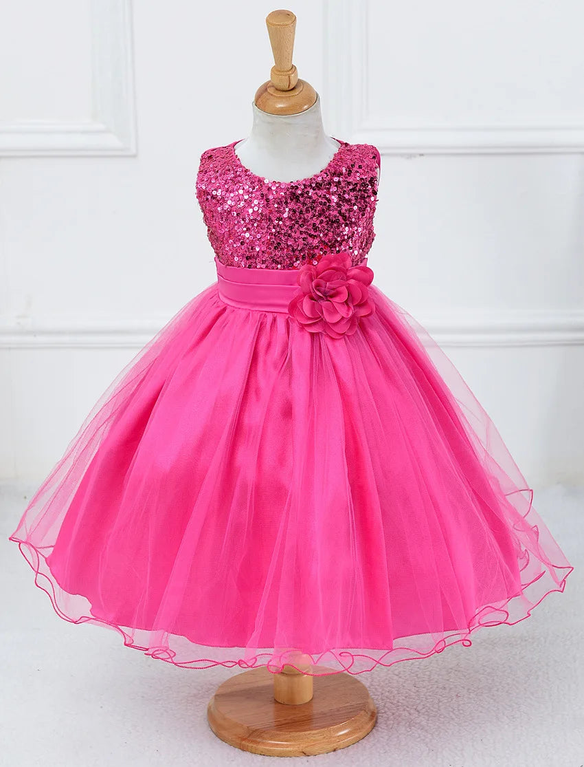Baby Children Girl Dress NEW Kids Ceremonies Party Summer Princess Wedding Party Dress