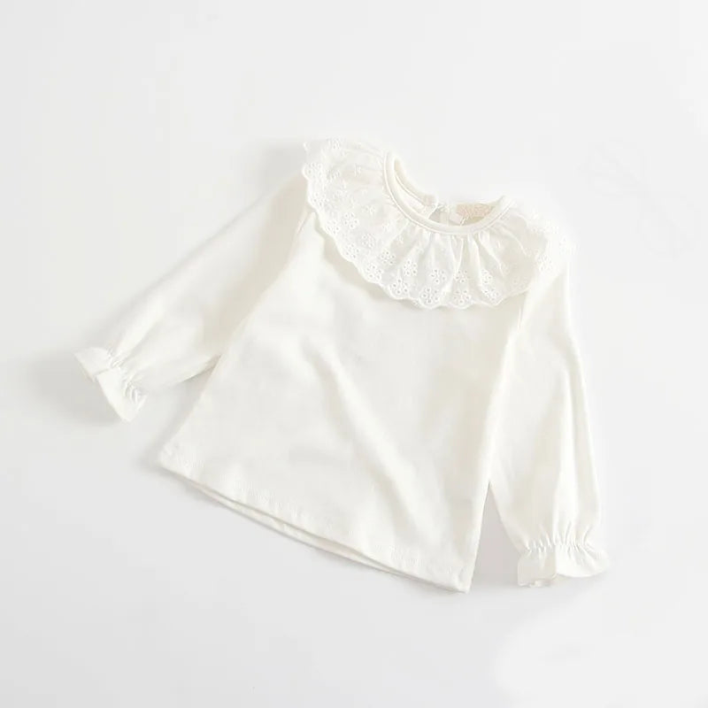 Maria Lace Girls Long-Sleeve Infant Tops