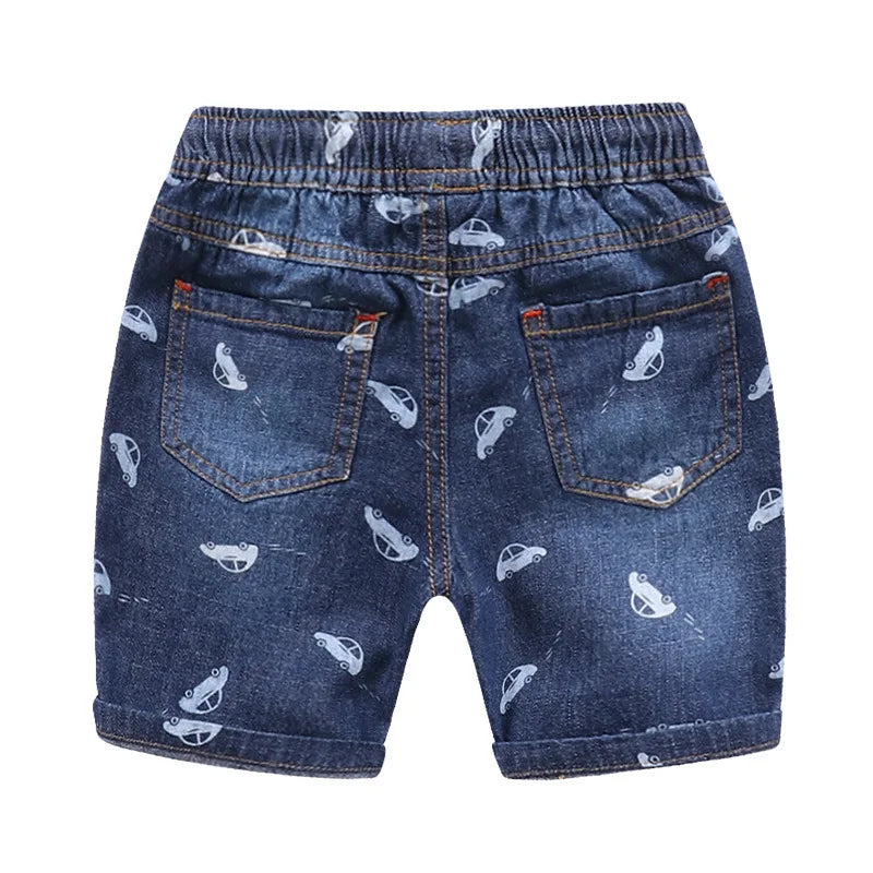 Pablo Ripped Shorts for Boy Summer waist elastic