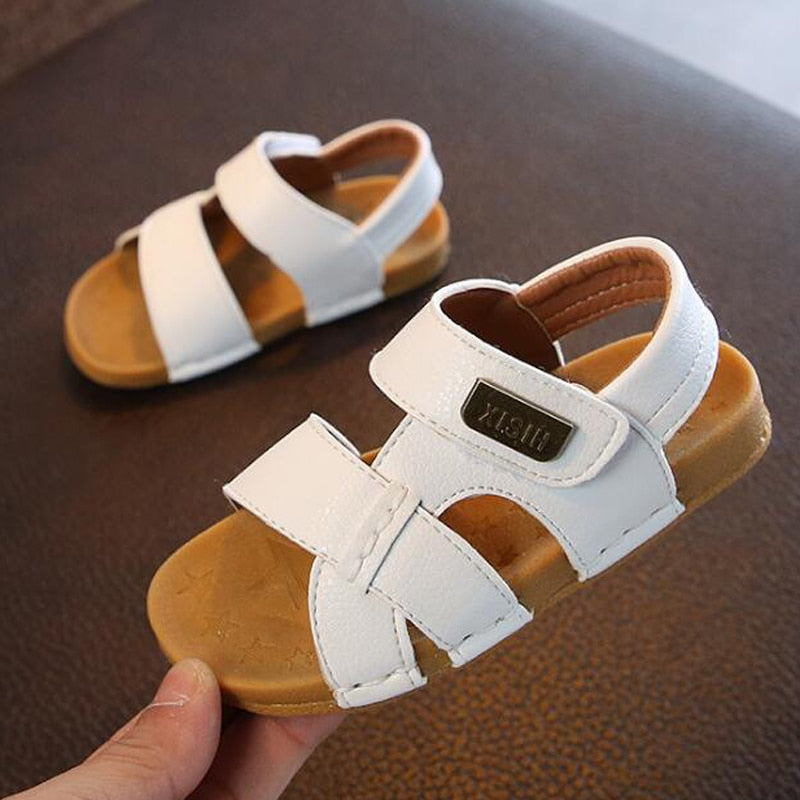 Sandals Boys Stitching Simple Soft Bottom Shoes