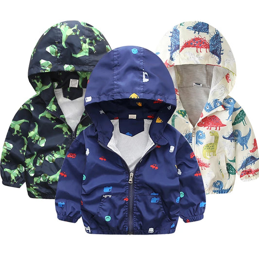 Saul Cute Dinosaur Cartoon Coats Sweater