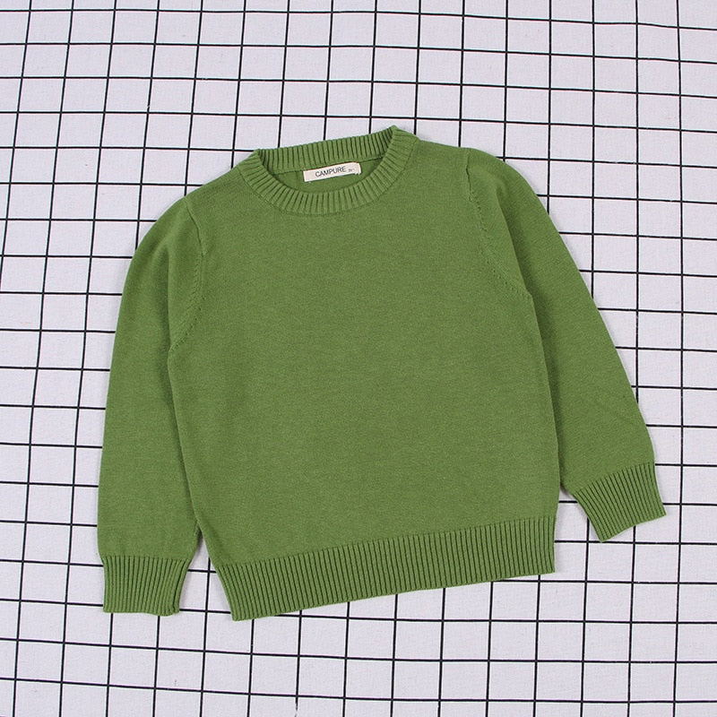 Baby Soft Turtleneck Sweaters Kids Casual Knitted