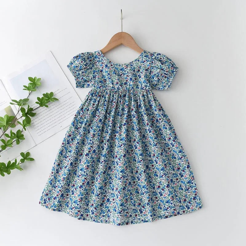 Bear Leader Floral Girls Dress Floral Kids Dresses Girls Princess Dress