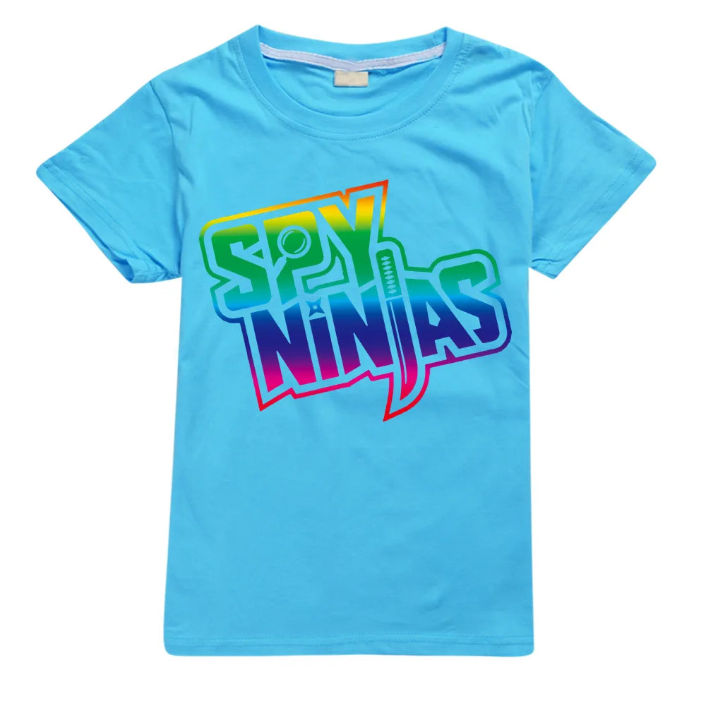 Daniel SPY NINJA Cartoon Casual O-Neck Tees - GuGuTon baby store - Baby Fashion - Toddlers Outfits - Babies Outfits - Toddler Clothes - Kids Clothing - Newborn Clothes - Newborn Wear - Kids Wear - Trending Clothes - Trending Outfits - Fall Fashion - Winter Fashion - Girls Clothes - Boys Clothes - Babies Wear - Kids Accessories - KidsWear - Summer Clothes - Summer Fashion - Summer Trend - Falls Sweaters - Tops - Bottom - Jeans - Blouse - Dresses - Newborn Dresses - Toys