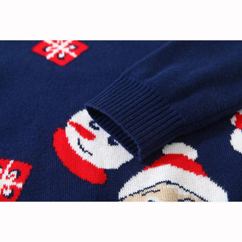 Polo Christmas Santa Claus Pullover Sweater